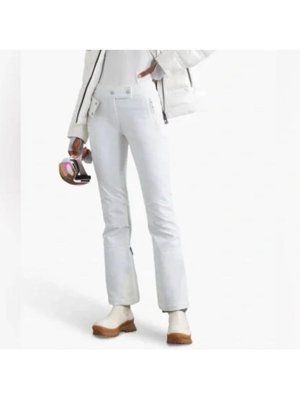 Toni Sailor Sestriere Snow Ski Pants White size 4